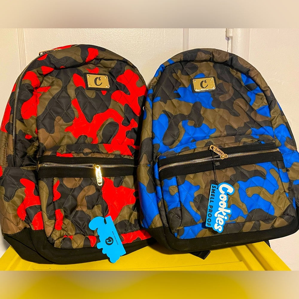Authentic “ Cookies “  ~ V3 Camo Backpacks. Brand New. And Never Been Used